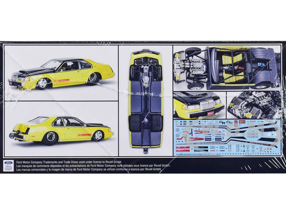 Level 5 Model Kit Lincoln Mark VII LSC Pro Street 1/25 Scale Model Revell 14537