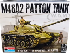 Level 4 Model Kit M48A2 Patton Tank 1/35 Scale Model Revell 85-7853