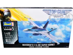 Level 5 Model Kit Maverick's F/A-18E Super Hornet Jet Top Gun: Maverick 2022 Movie 1/48 Scale Model Revell 85-5871