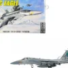 Level 4 Model Kit McDonnell Douglas F 15C Eagle Fighter Aircraft 1/48 Scale Model Revell 85-5870