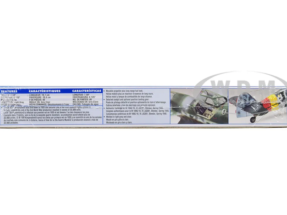 Level 4 Model Kit Messerschmitt Bf 109G 10 Fighter Aircraft Germany s Famous World War II Fighter 1/48 Scale Model Revell 15873