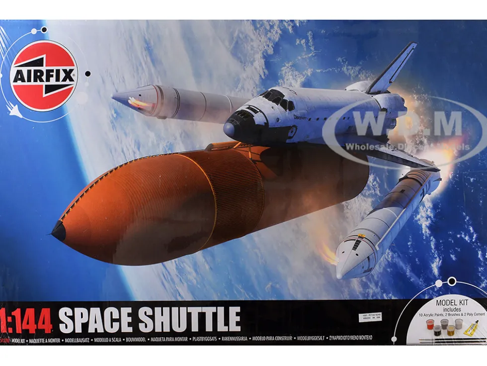 Level 3 Model Kit NASA Discovery Space Shuttle Gift Set 1/144 Plastic Model Kit by Airfix