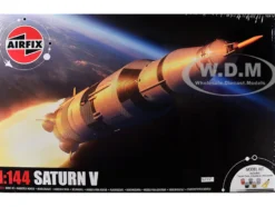 Level 3 Model Kit NASA Saturn V Rocket Gift Set 1/144 Plastic Model Kit by Airfix