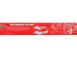 Level 2 Model Kit North American F-86F Sabre Aircraft with 2 Scheme Options 1/48 Plastic Model Kit by Airfix