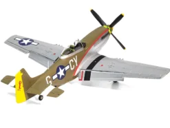 Level 2 Model Kit North American P 51D Mustang Fighter Aircraft with 2 Scheme Options 1/48 Plastic Model Kit Airfix A05131A