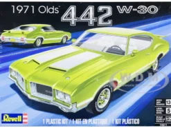 Level 5 Model Kit 1971 Oldsmobile 442 W 30 1/25 Scale Model Revell 14511
