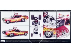 Level 4 Model Kit 1970 Plymouth Duster Funny Car 1/24 Scale Model Revell 14528