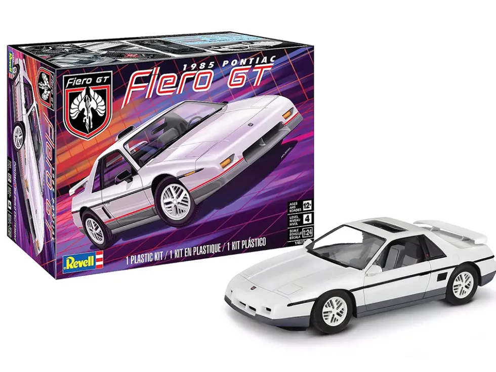 Level 4 Model Kit 1985 Pontiac Fiero GT 1/24 Scale Model by Revell