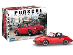 Level 4 Model Kit Porsche 911 Carrera 3.2 Targa 2-in-1 Kit 1/24 Scale Model Revell 85-4527