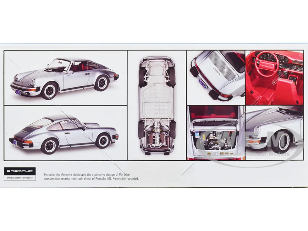 Level 4 Model Kit Porsche 911 Carrera 3.2 Coupe 2-in-1 Kit 1/24 Scale Model Revell 85-4521