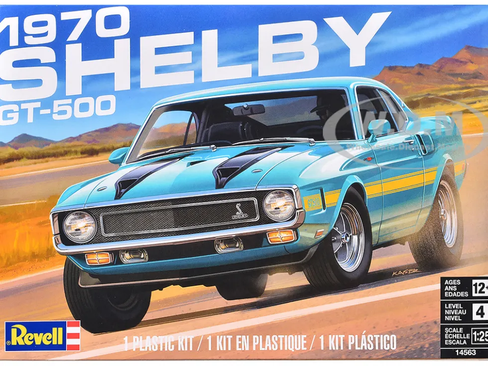 Level 4 Model Kit 1970 Shelby GT-500 1/25 Scale Model by Revell