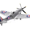 Level 2 Model Kit Supermarine Spitfire FR Mk.XIV Fighter Aircraft with 2 Scheme Options 1/48 Plastic Model Kit Airfix A05135
