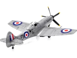 Level 2 Model Kit Supermarine Spitfire FR Mk.XIV Fighter Aircraft with 2 Scheme Options 1/48 Plastic Model Kit Airfix A05135