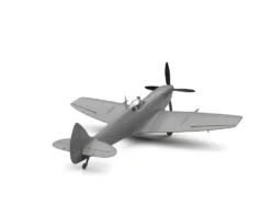Level 2 Model Kit Supermarine Spitfire Mk.IXe Fighter Aircraft with 3 Scheme Options 1/48 Plastic Model Kit by Airfix