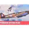 Level 2 Model Kit Supermarine Spitfire PR.XIX Fighter Aircraft with 3 Scheme Options 1/48 Plastic Model Kit by Airfix