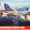Level 3 Model Kit Supermarine Seafire F XVII Fighter Aircraft with 3 Scheme Options 1/48 Plastic Model Kit by Airfix A06102A