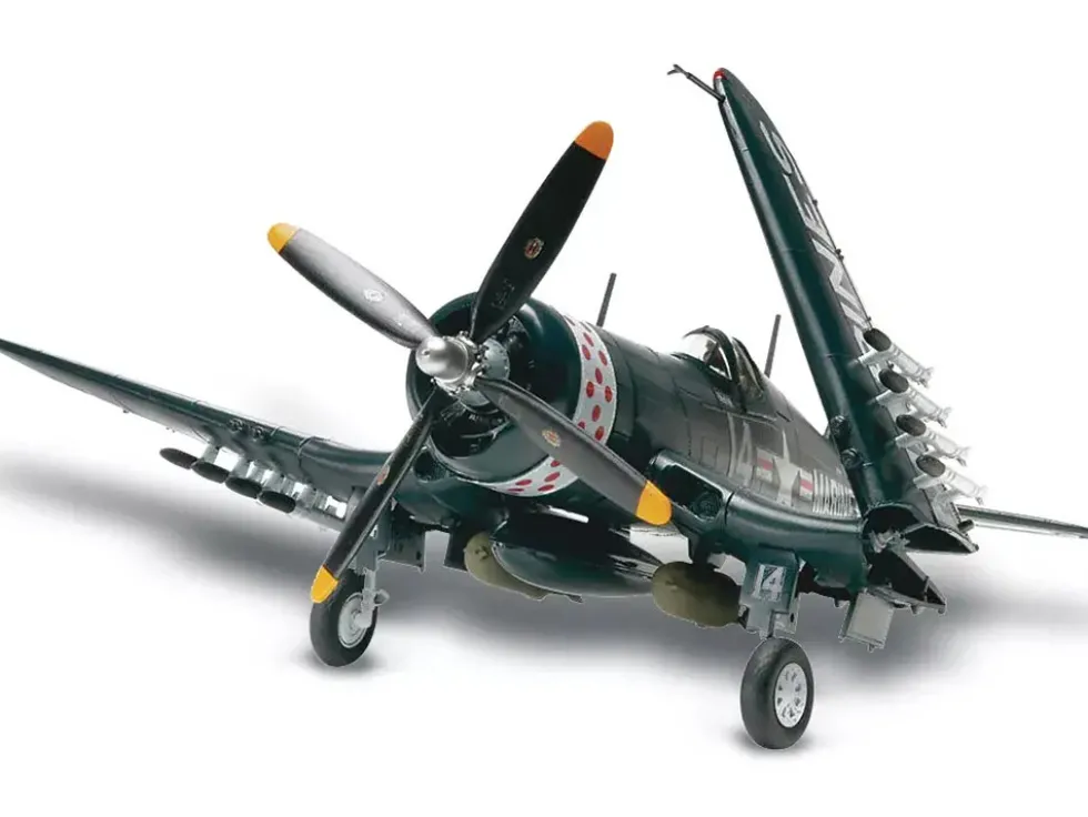 Level 4 Model Kit Vought F4U 4 Corsair Fighter Aircraft 1/48 Scale Model Revell 85-5248