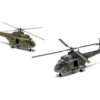 Level 2 Model Kit Westland Puma HC.1 Helicopter with 2 Scheme Options 1/72 Plastic Model Kit by Airfix