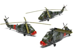 Level 2 Model Kit Westland Wessex HC.2 Helicopter with 3 Scheme Options 1/72 Plastic Model Kit by Airfix