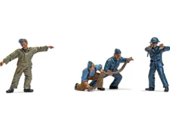 Level 1 Model Kit WWII RAF Ground Crew Figure and Accessory Set 1/48 Plastic Model Kit by Airfix