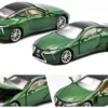 Lexus LC500 Nori Green Metallic Black Top Limited Edition 1200 pieces 1/64 Diecast Model Car Era Car LS21LCRN60