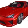 Lexus LFA Pearl Red Metallic 1/18 Model Car Autoart 78853