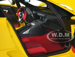 Lexus LFA Pearl Yellow Red Black Interior 1/18 Model Car Autoart 78854