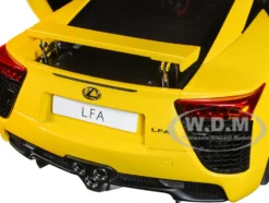 Lexus LFA Pearl Yellow Red Black Interior 1/18 Model Car Autoart 78854