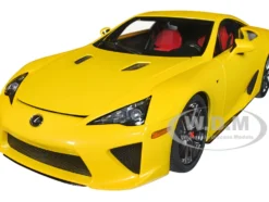 Lexus LFA Pearl Yellow Red Black Interior 1/18 Model Car Autoart 78854