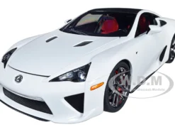Lexus LFA Whitest White Carbon Top 1/18 Model Car Autoart 78851
