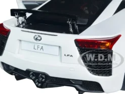 Lexus LFA Whitest White Carbon Top 1/18 Model Car Autoart 78851