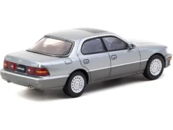 Lexus LS400 RHD (Right Hand Drive) Flint Gray Metallic "Global64" Series 1/64 Diecast Model by Tarmac Works