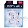 Liberty Walk Team 5 piece Diecast Figure Set (5 Figures) Limited Edition for 1/64 Scale Models by American Diorama