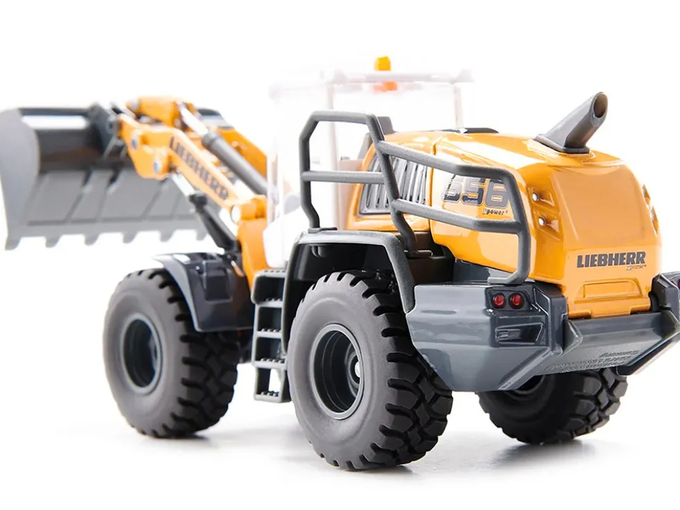 Liebherr L556 Wheel Loader Yellow with White Cabin 1/50 Diecast Model Siku 3561