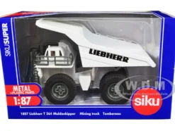 Liebherr T 264 Mining Truck White 1/87 HO Diecast Model Siku SK1807