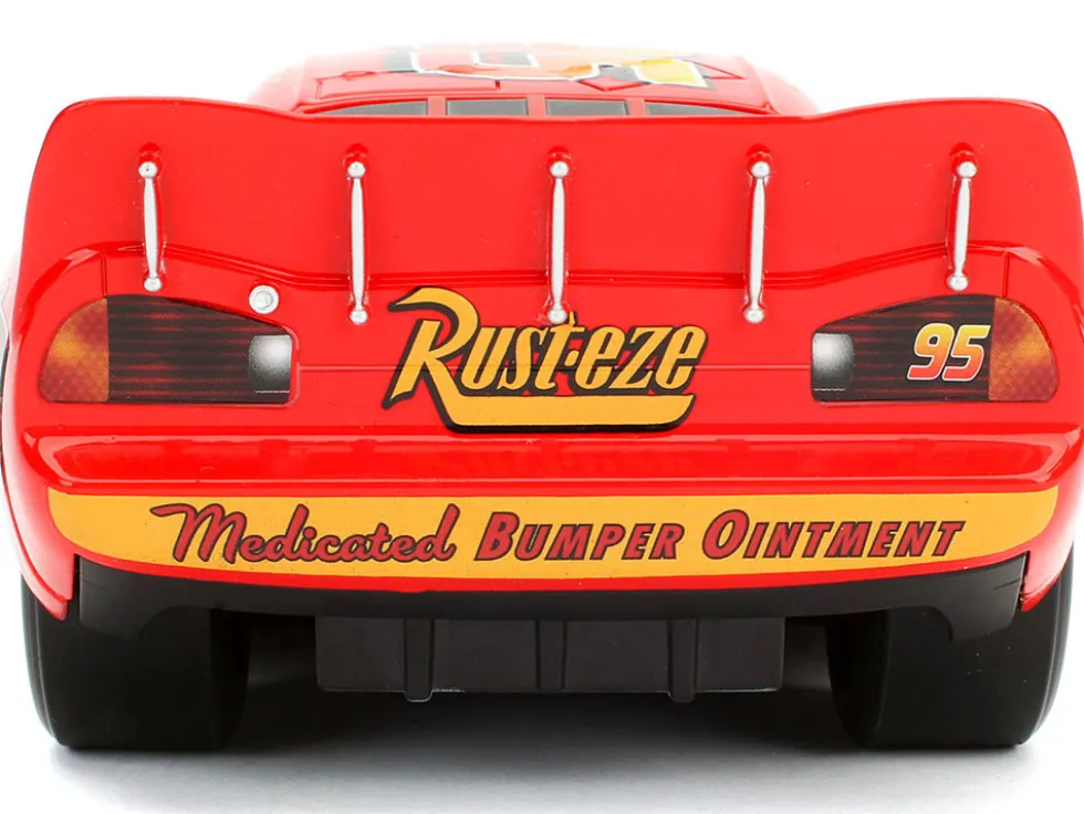 Lightning McQueen #95 Red Extra Wheels Disney & Pixar Cars Movie Hollywood Rides Series Diecast Model Car Jada 97751