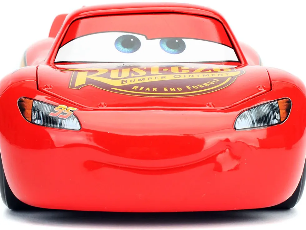 Lightning McQueen #95 Red Extra Wheels Disney & Pixar Cars Movie Hollywood Rides Series Diecast Model Car Jada 97751