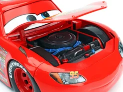 Lightning McQueen #95 Red Extra Wheels Disney & Pixar Cars Movie Hollywood Rides Series Diecast Model Car Jada 97751
