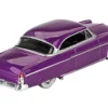 1954 Lincoln Capri Hot Rod Purple Metallic Limited Edition to 3600 pieces Worldwide 1/64 Diecast Model Car by Mini GT
