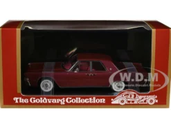 1962 Lincoln Continental Royal Red Metallic with Red Interior Limited Edition to 200 pieces Worldwide 1/43 Model Car by Goldvarg Collection