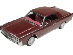 1962 Lincoln Continental Royal Red Metallic with Red Interior Limited Edition to 200 pieces Worldwide 1/43 Model Car by Goldvarg Collection