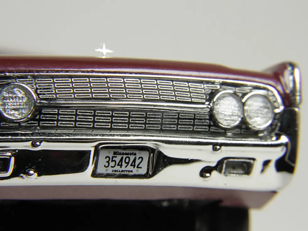 1962 Lincoln Continental Royal Red Metallic with Red Interior Limited Edition to 200 pieces Worldwide 1/43 Model Car by Goldvarg Collection