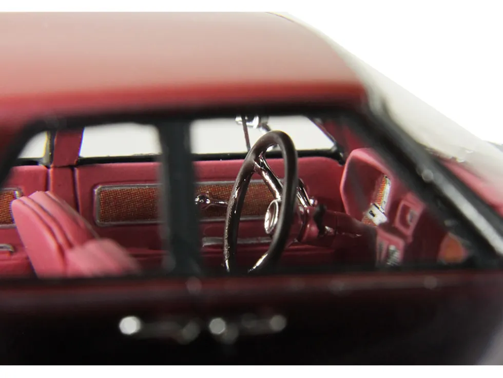 1962 Lincoln Continental Royal Red Metallic with Red Interior Limited Edition to 200 pieces Worldwide 1/43 Model Car by Goldvarg Collection