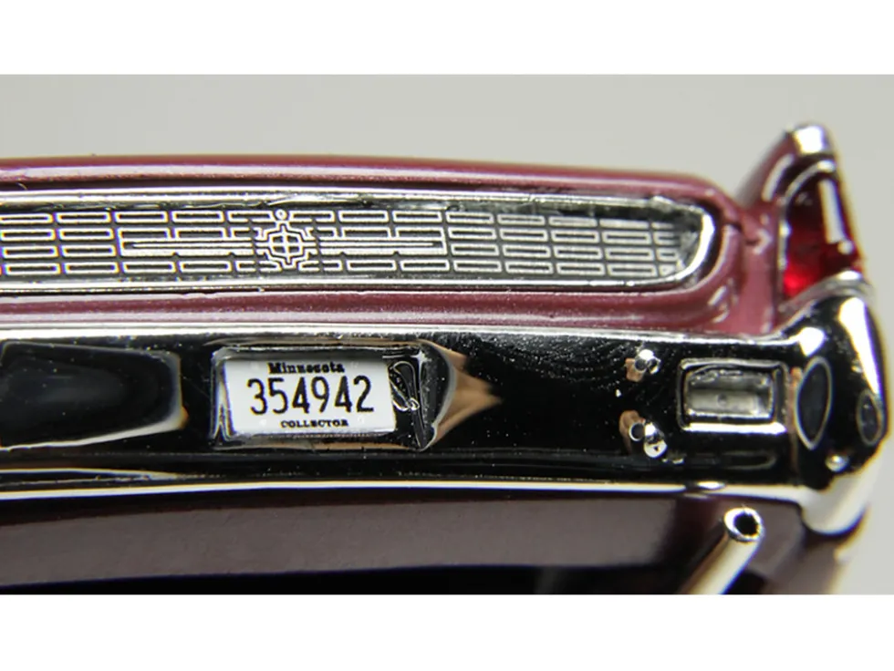 1962 Lincoln Continental Royal Red Metallic with Red Interior Limited Edition to 200 pieces Worldwide 1/43 Model Car by Goldvarg Collection