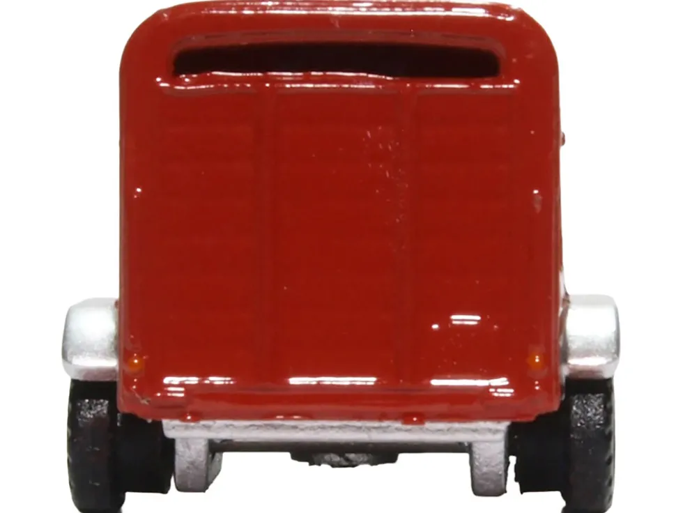 Livestock Trailer Red 1/148 (N) Scale Diecast Model Car by Oxford Diecast