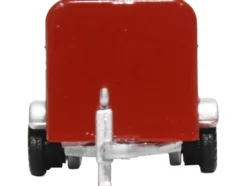 Livestock Trailer Red 1/148 (N) Scale Diecast Model Car by Oxford Diecast