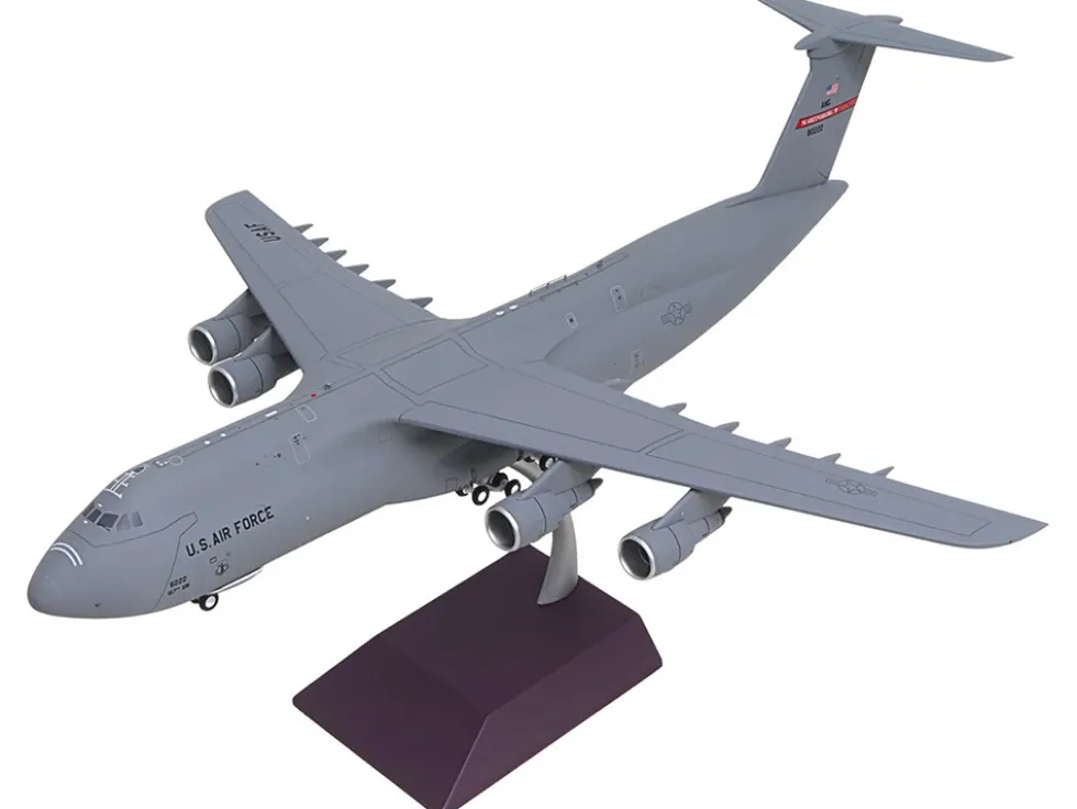 Lockheed C-5A Galaxy Transport Aircraft "68-0222, Martinsburg, West Virginia Air National Guard" United States Air Force "Gemini 200" Series 1/200 Diecast Model Airplane by GeminiJets