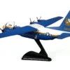 Lockheed C 130 Hercules Transport Aircraft Fat Albert Blue Angels 1/200 Diecast Model Airplane Postage Stamp PS5330-2