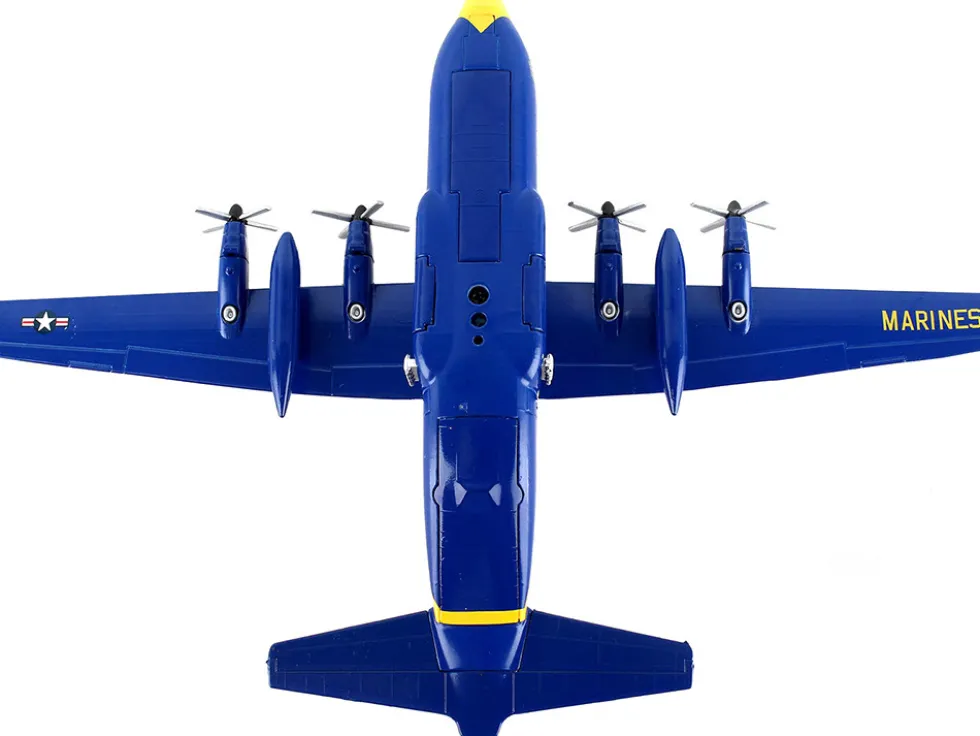 Lockheed C 130 Hercules Transport Aircraft Fat Albert Blue Angels 1/200 Diecast Model Airplane Postage Stamp PS5330-2