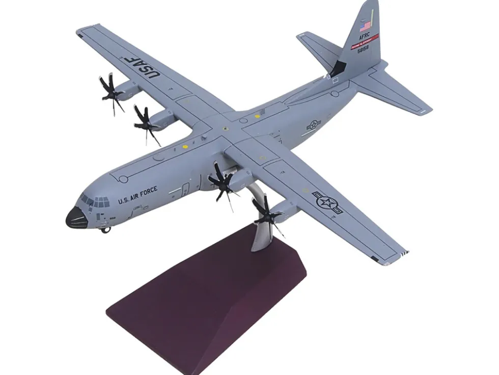 Lockheed C-130J-30 Super Hercules Transport Aircraft "05-8158, Flying Jennies, 815th Airlift Squadron, Keesler Air Force Base" United States Air Force "Gemini 200" Series 1/200 Diecast Model Airplane by GeminiJets